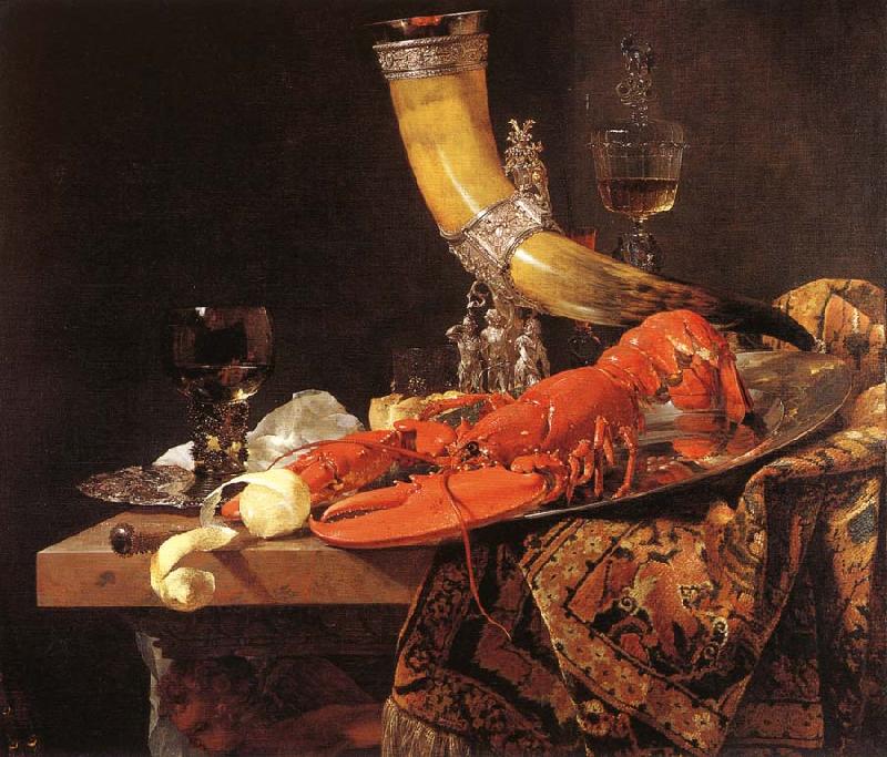 Willem Kalf Still-Life with Drinking-Horn Sweden oil painting art